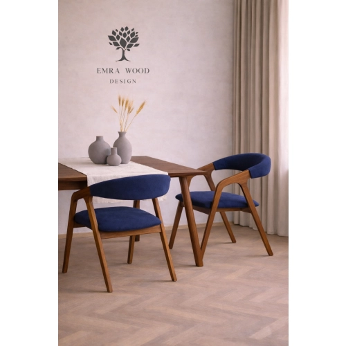 PRODUCENT Krzesło Dębowe KR-201 Kolor Tkaniny Grafitowy Kolor Drewna Czarny